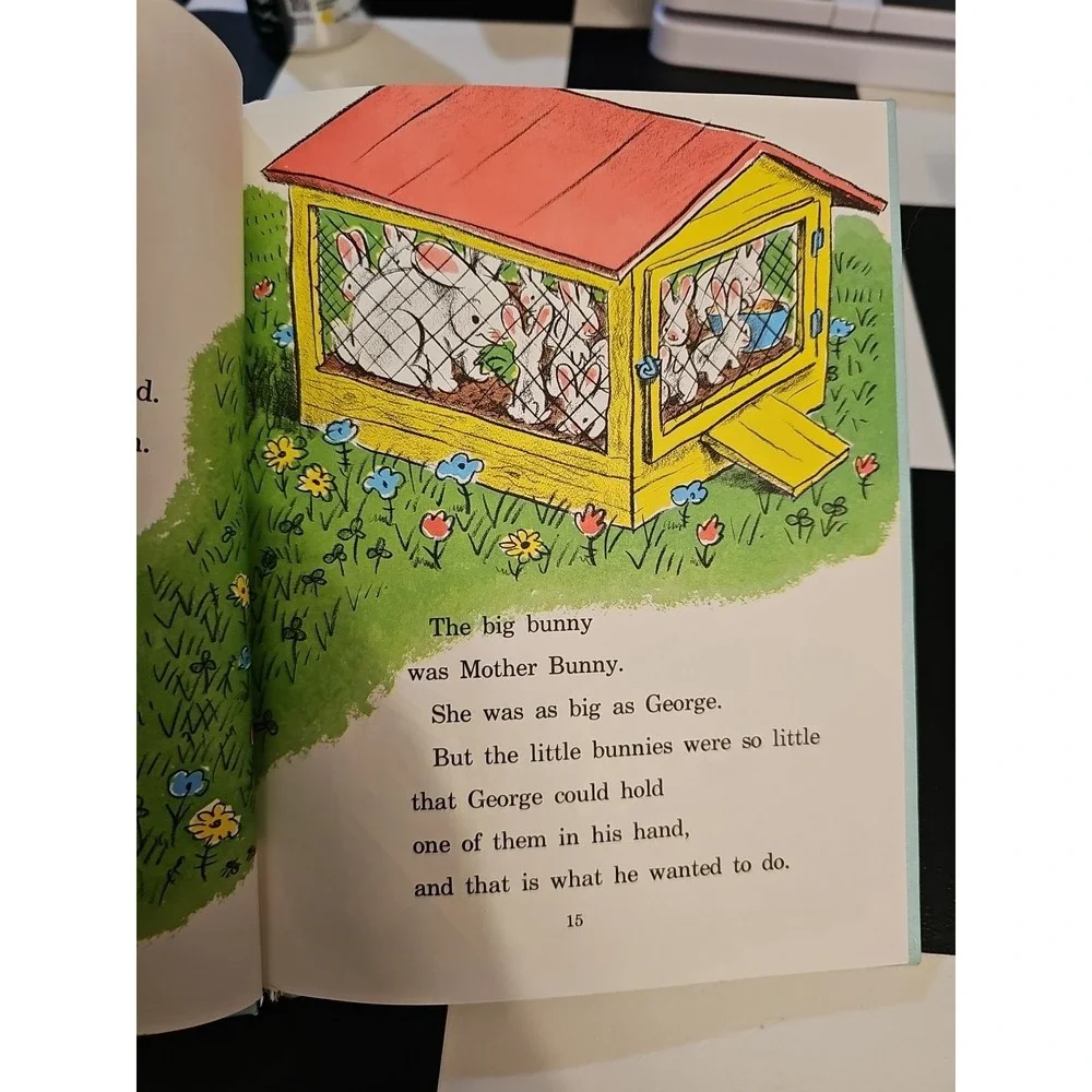 Curious‎ George Flies a Kite by Margret Rey 1958 Illustrated by H.A. Rey Vintage
